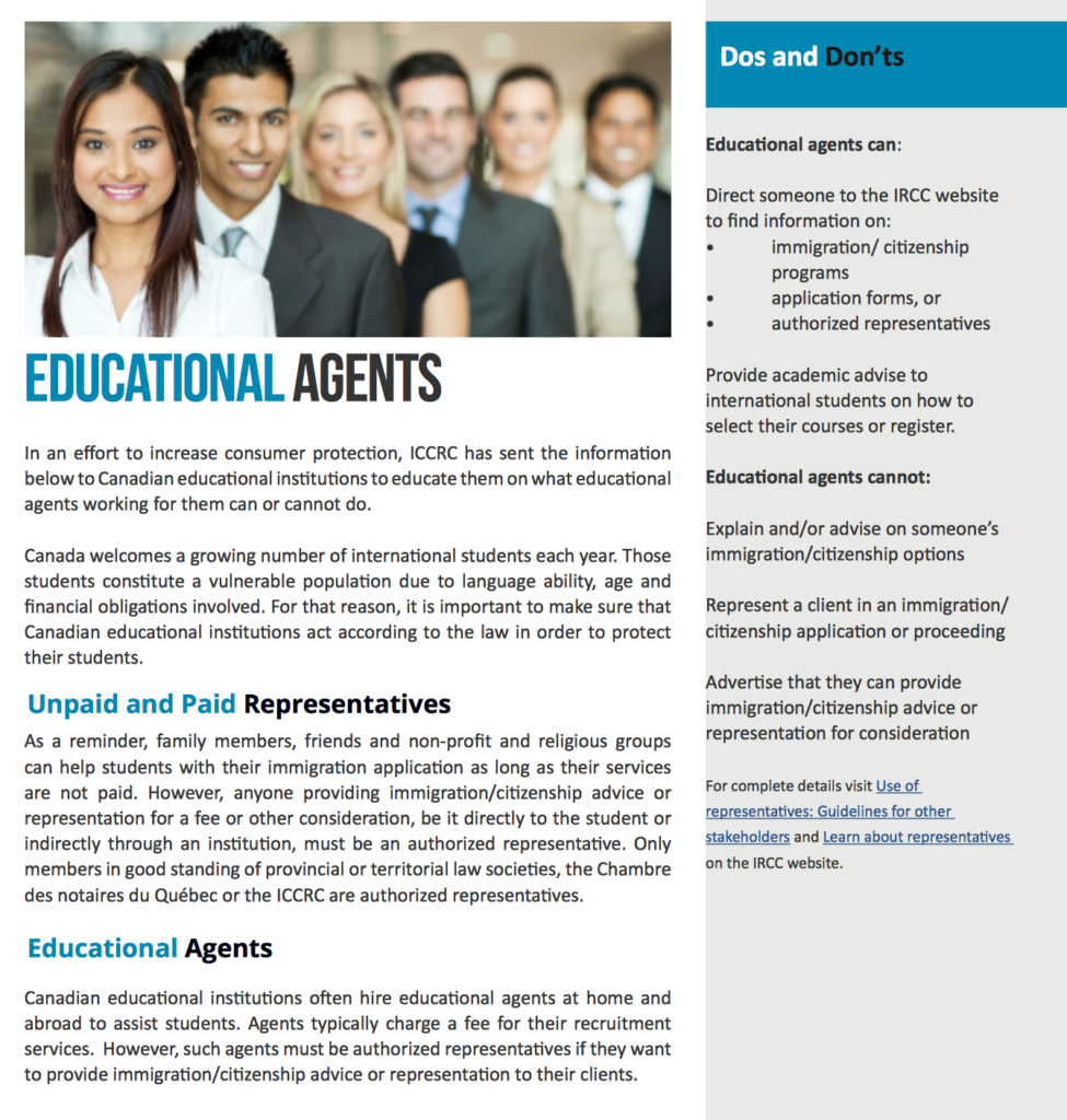 education agents